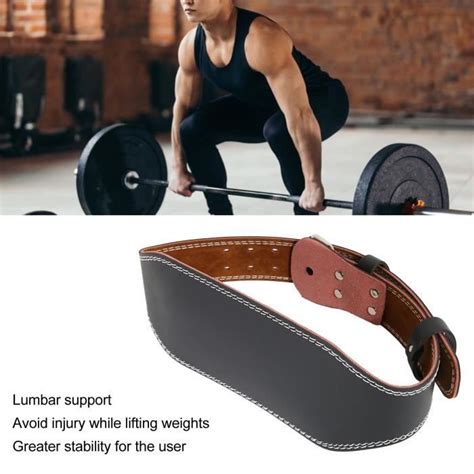 YUH Ceinture de gymnastique d haltérophilie Ceinture d haltérophilie PU