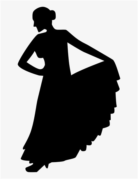 Flamenco Female Dancer Silhouette Bailarina Flamenco Silueta Png