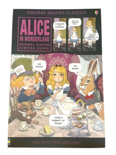 Usborne Graphic Classics Alice In Wonderland By Russell Punter Brand