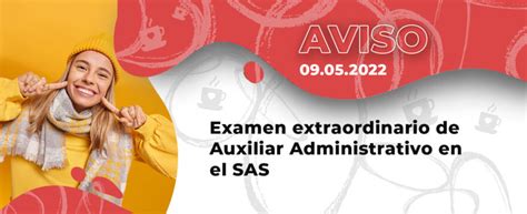 Examen Extraordinario De Auxiliar Administrativo En El Sas