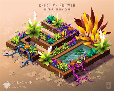 Inkscape Illustration ‘inventive Progress 20 Years Of Inkscape