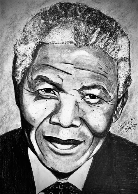 Nelson Mandela Portrait Sketch Portrait Sketches Sketches Sketch Book