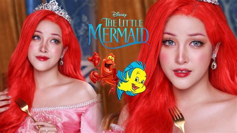 Ariel Makeup Tutorial The Little Mermaid Soundtiss Youtube