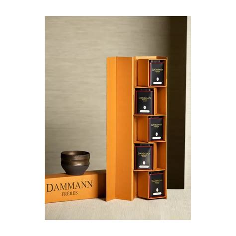 Coffret Atlas Assortiment De 5 Thés Dammann Aromatisés Et Nature