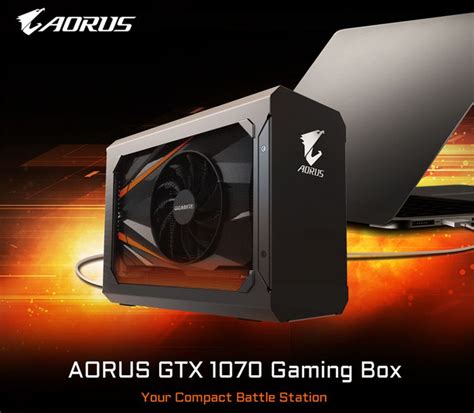 Computex 2017 AORUS GTX 1070 Gaming Box Docking Kartu Grafis