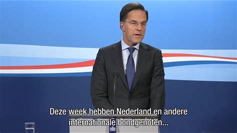 Inleidend Statement Van Mp Rutte Na De Ministerraad Van 27 Januari 2023