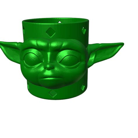 Télécharger fichier STL gratuit Pot a crayon Yoda Yoda pencil holder