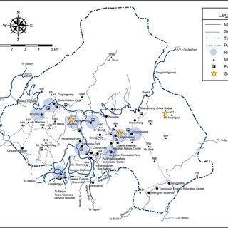 Map of Yangmingshan National Park (www.ymsnp.gov.tw). | Download Scientific Diagram