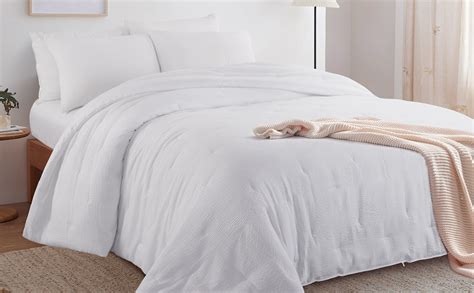 Amazon Hombys Piece Seersucker Oversized King Comforter Set