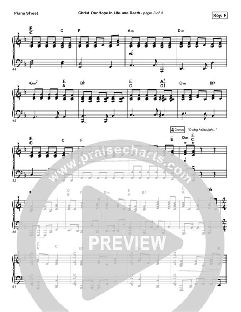 Christ Our Hope In Life And Death Sheet Music PDF (Matt Papa / Keith ...