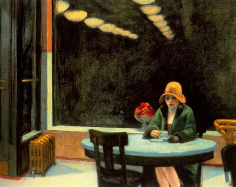 Automat, 1927 by Edward Hopper