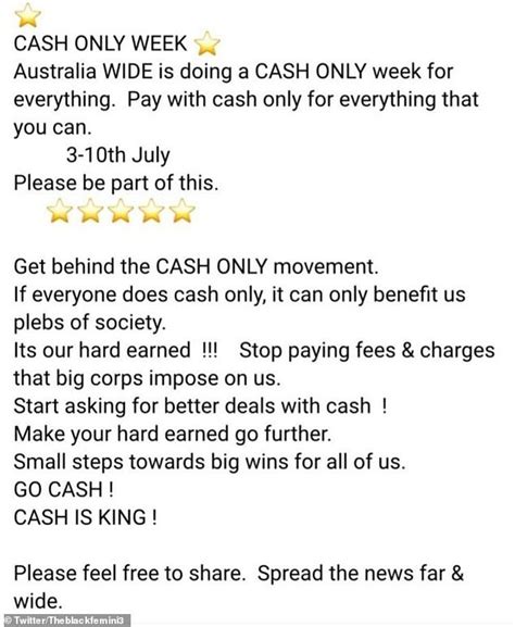 Why Aussies Are Refusing To Pay With EFTPOS Or Tap And Go This Week