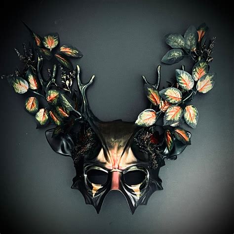 Forest Masquerade Mask, Halloween Mask, Animal Mask, Ball Mask, Party