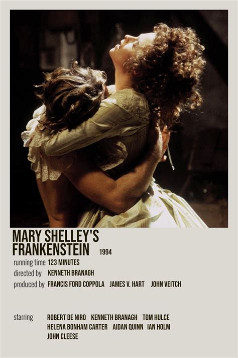 Mary Shelley's Frankenstein Poster (1994) | Movies to watch, Girly ...