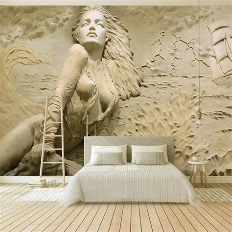 Custom European Naked Women 3d Wallpaper Papel De Parede Wall Mural