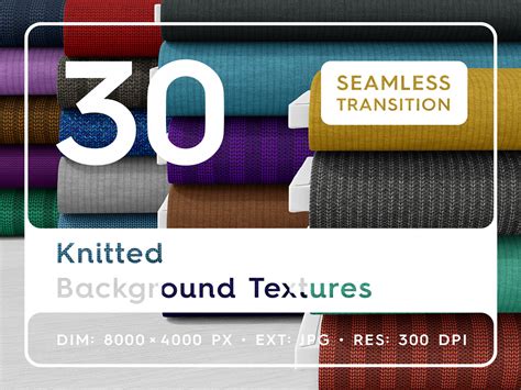 30 Knitted Background Textures by Alexander Nedviga on Dribbble