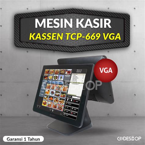 Jual Mesin Kasir Kassen Tcp Tcp All In One Pos Windows Os Vga