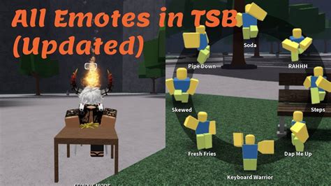 All Of The NEW Emotes In Roblox The Strongest Battlegrounds