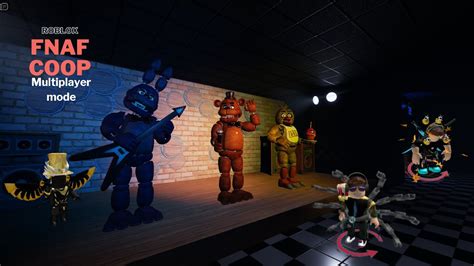 Fnaf Coop Roblox Muestra De Las Mejoras Y Roles De Personaje