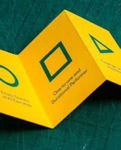 22 Awe-Inspiring Folded Business Card Designs - DesignCoral