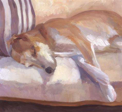 Rem Sleeping Original Fine Art Print From Dog Pet Portrait | Etsy