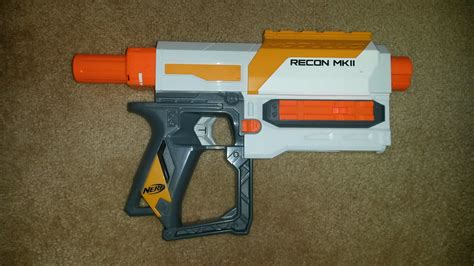 Review Nerf Modulus Recon MkII 21m Aus Grey Trigger Blaster Hub