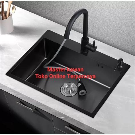 Jual Paket Kitchen Sink Stainless Inobe Black Original Bak Cuci