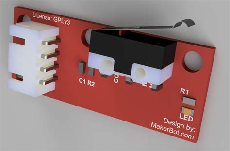 Fichier Stl Gratuit Mod Le Makerbot Endstopobjet Imprimable En D