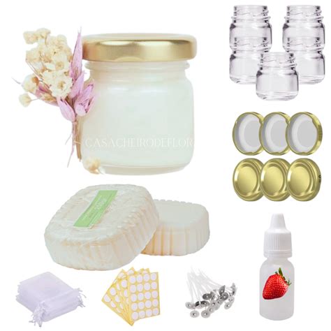 Kit Iniciante Para Fabrica O De Velas Cera De Coco Shopee Brasil