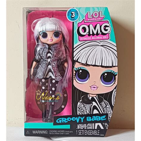 LOL Surprise OMG Lights Groovy Babe Fashion Doll With 15 Surprises