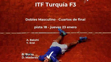 Resultados De Tenis En Directo Partido Bogdan Borza Y Dragos Nicolae