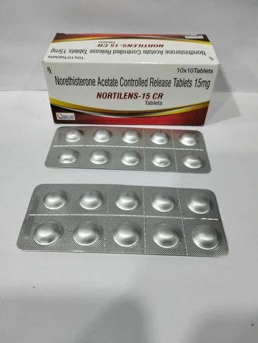 Norethisterone Acetate Controlled Release Tablets 15 Mg At 2190 Box