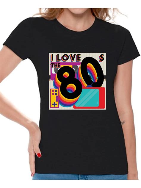 Awkward Styles Awkward Styles 80s Shirt 80s Clothes For Women I Love The 80s Shirt 80s Tops