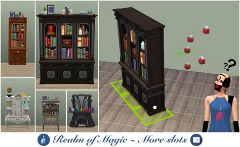 More Bigger Slots For Realm Of Magic Furniture The Sims Catalog