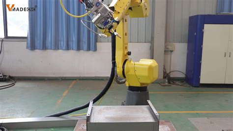 Fully Automated Industrial Robotic Arm 6 Axis Cnc Fiber Laser Welding