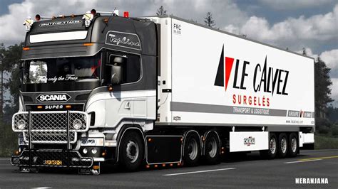 Ludwig Scania R620 V8 Schmitz Remorque V1 49 ETS2 ETS2 Mod ATS Mod