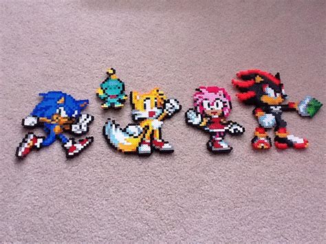 Sonic Perler Pattern