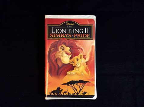 Disney The Lion King 2 Simba Pride VHS Weeklybangalee