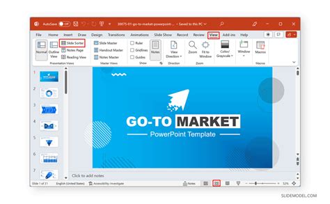 01_how-to-switch-to-slide-sorter-view-in-powerpoint - SlideModel