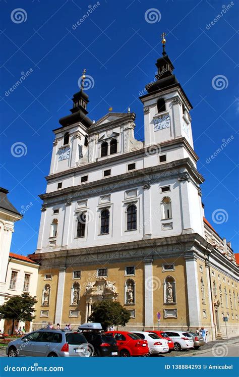 Trnava, Slovakia - September 09, 2018: the St. John the Baptist ...