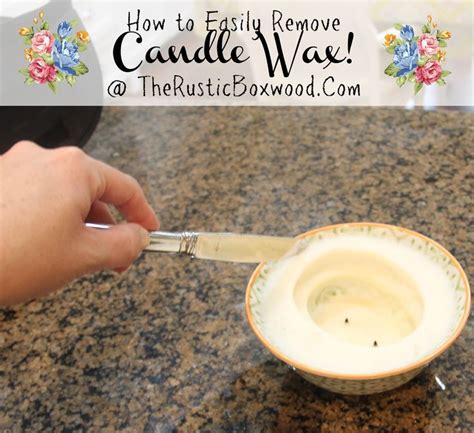 THE EASIEST WAY TO CLEAN OUT CANDLE WAX Candle Wax Removal Candle