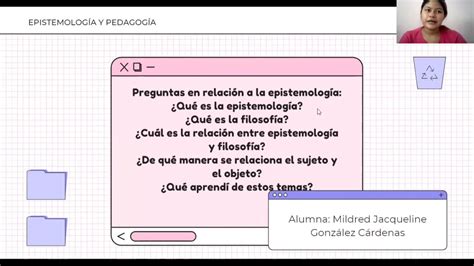 Epistemología Filosofía relación sujeto objeto YouTube