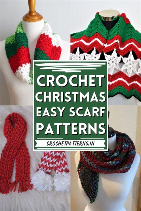 Beautiful Crochet Christmas Scarf Patterns For Holiday Wardrobe