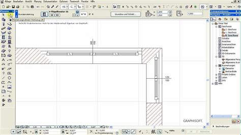 Archicad 16 Nano Tut Eckfenster mit verschiedenen ÖffnungsBreiten YouTube