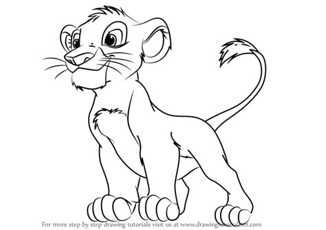 Lion King Baby Simba Drawing