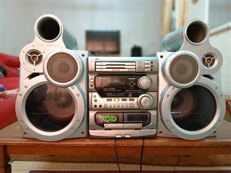 Jvc Mx V T With Jvc Giga Tube Speaker Audio Soundbars Speakers