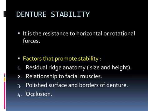 Ppt Dsp 332 Principles Of Complete Denture Prosthodontics Powerpoint