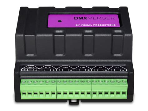 Visual Productions Din Rail Dmx Merger Terminal Imusicdata