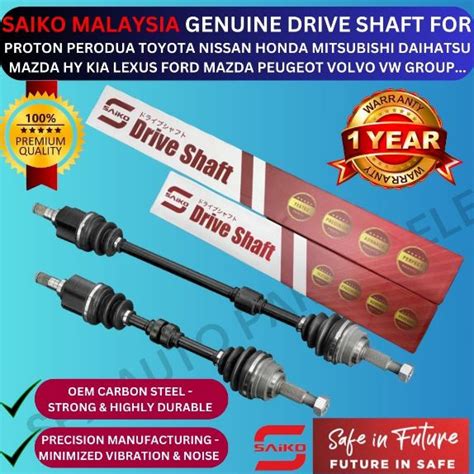 Saiko Drive Shaft Assy Front For Toyota Altis Zre Zre Cvt L