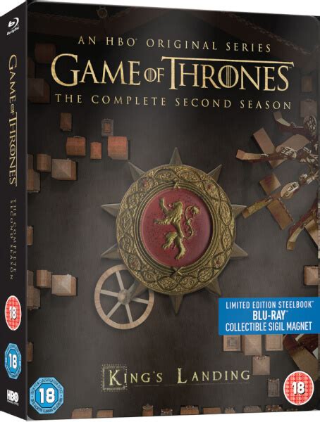 Game Of Thrones Complete Second Season Limited Edition Steelbook Blu